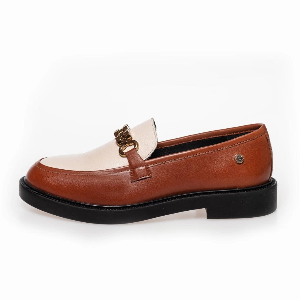 Patrizia Loafers Copenhagen Shoes - Feel Spring - 214 Cognac / Nude