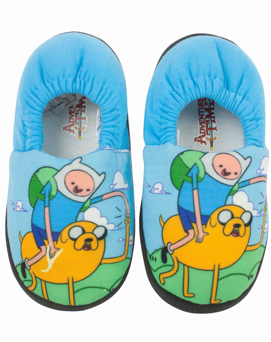 Ugg Cosy Knit Slippers Adventure Time Finn and Jake Boy's Slippers - Blue