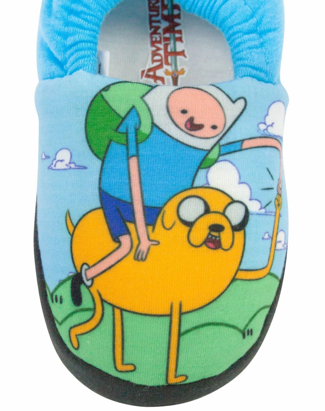 Adventure Time Finn and Jake Boy's Slippers - Blue Slide In Slippers