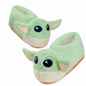 Disney Stitch Slippers Kids - 3D Fluffy Baby Yoda Children Warm Slippers Size 11-2 Non-Slip House Shoes Gifts for Kids Slippers Slingback