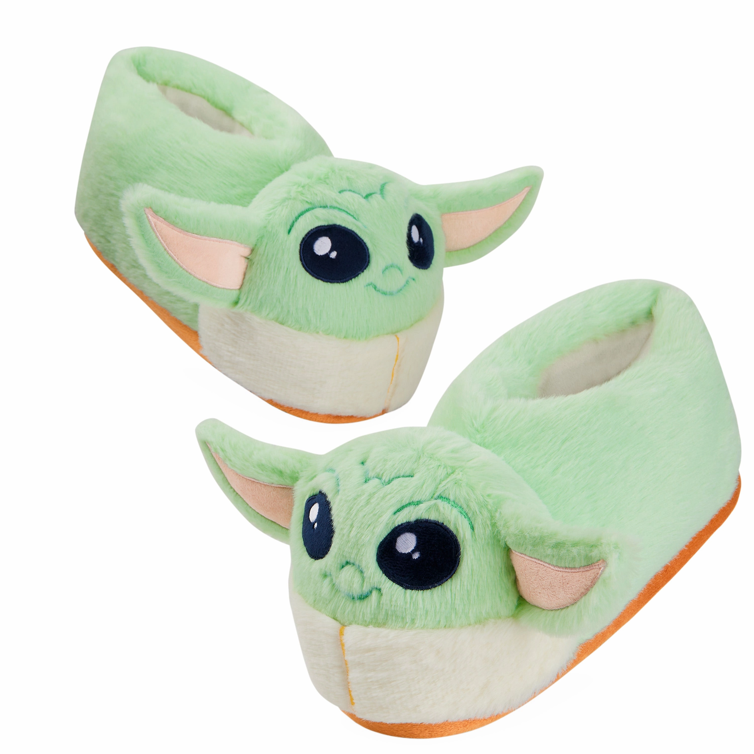 Ruby Slippers Shoes Disney Stitch Slippers Kids - 3D Fluffy Baby Yoda Children Warm Slippers Size 11-2 Non-Slip House Shoes Gifts for Kids