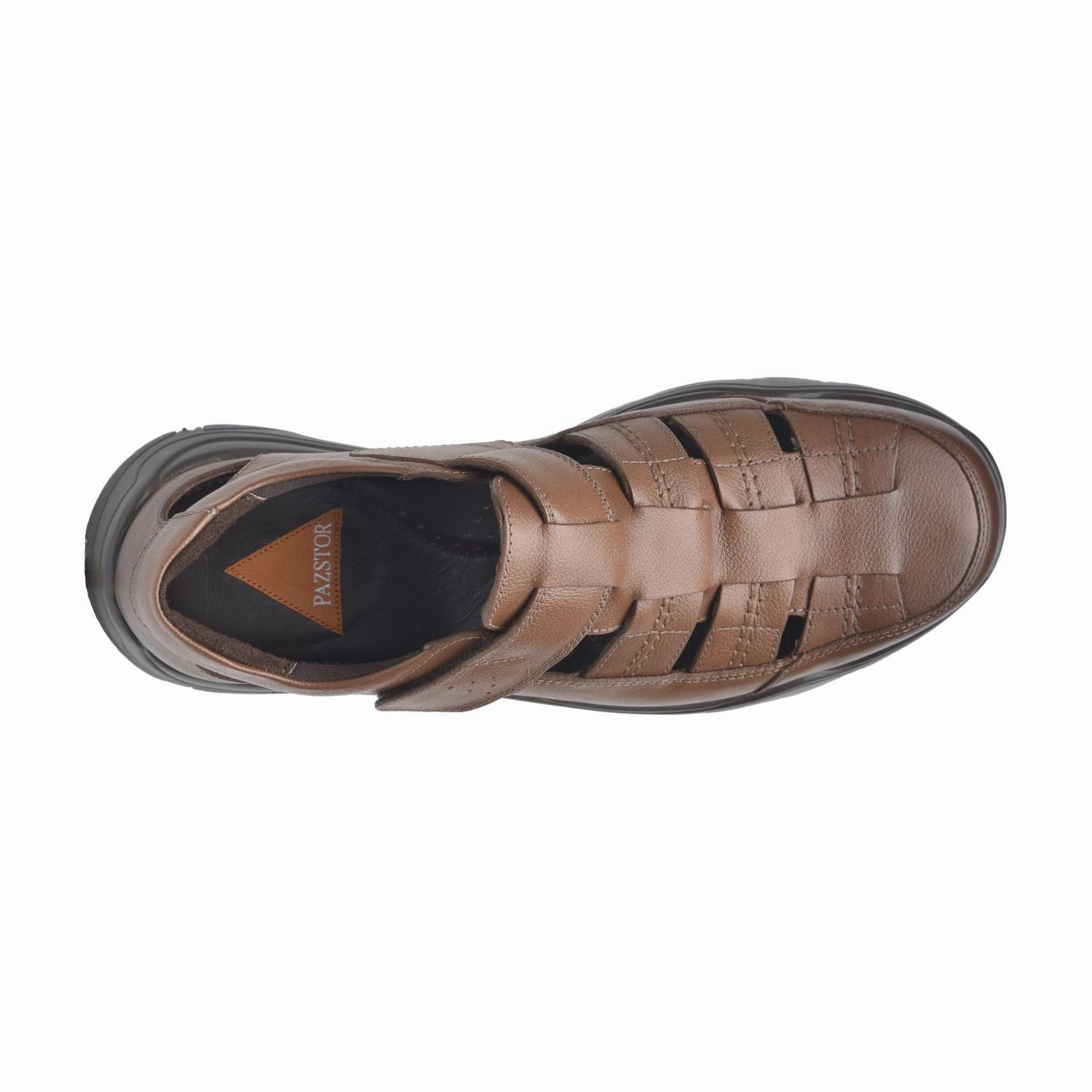 Men's Closed toe leather sandals- John Hopara Sandals