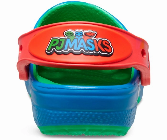 Crocs Toddler Classic PJ Masks Clog - Grass Green Platform Sandals Under $50