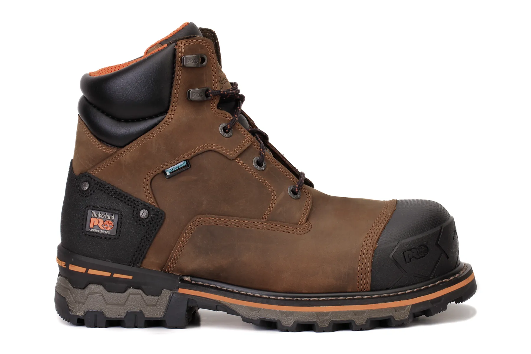 Composite Toe Waterproof Work Boots Boondock 6" Composite Toe Work Boots