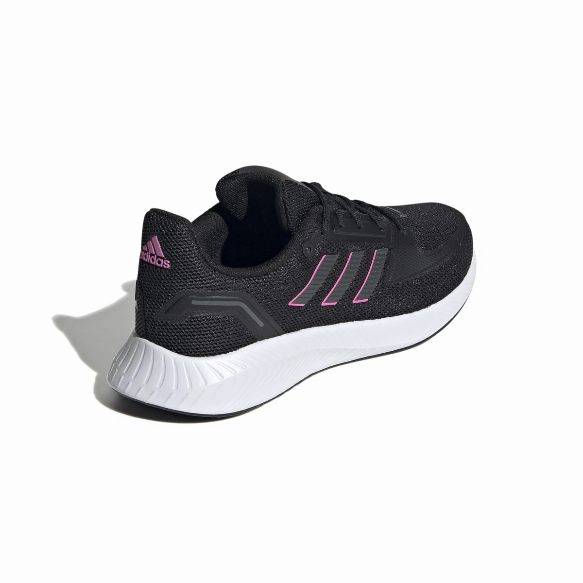 ADIDAS FY9624 RUNFALCON 2.0 WMN'S (Medium) Black/Gray/Pink Mesh Running Shoes Cold Climate