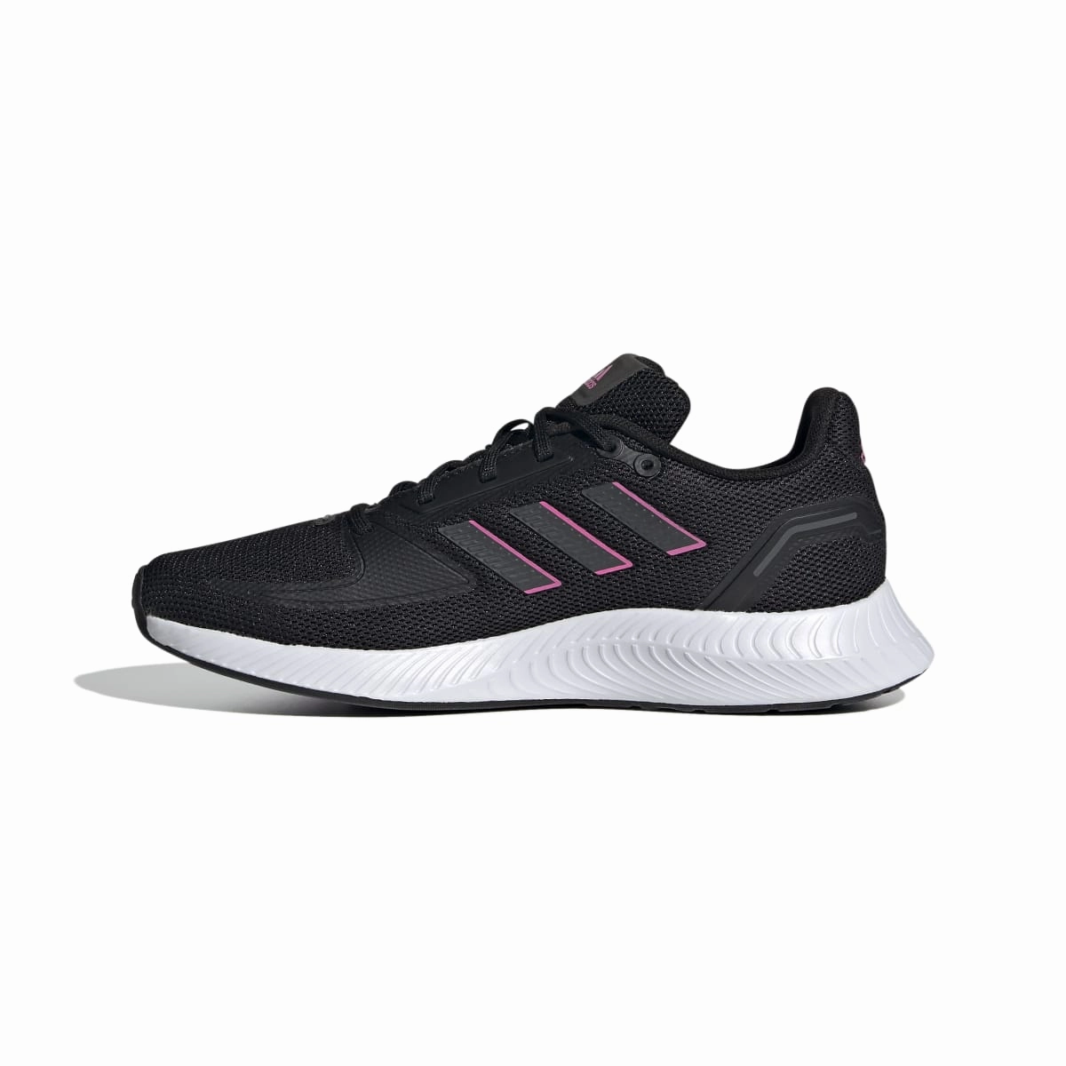 Silk Feel ADIDAS FY9624 RUNFALCON 2.0 WMN'S (Medium) Black/Gray/Pink Mesh Running Shoes
