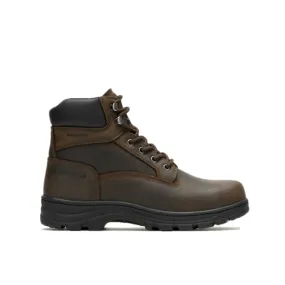 Tactical Gear WOLVERINE W231123-EW CARLSBAD 6'' ST WP MN'S (Extra Wide) Brown Leather Work Boots