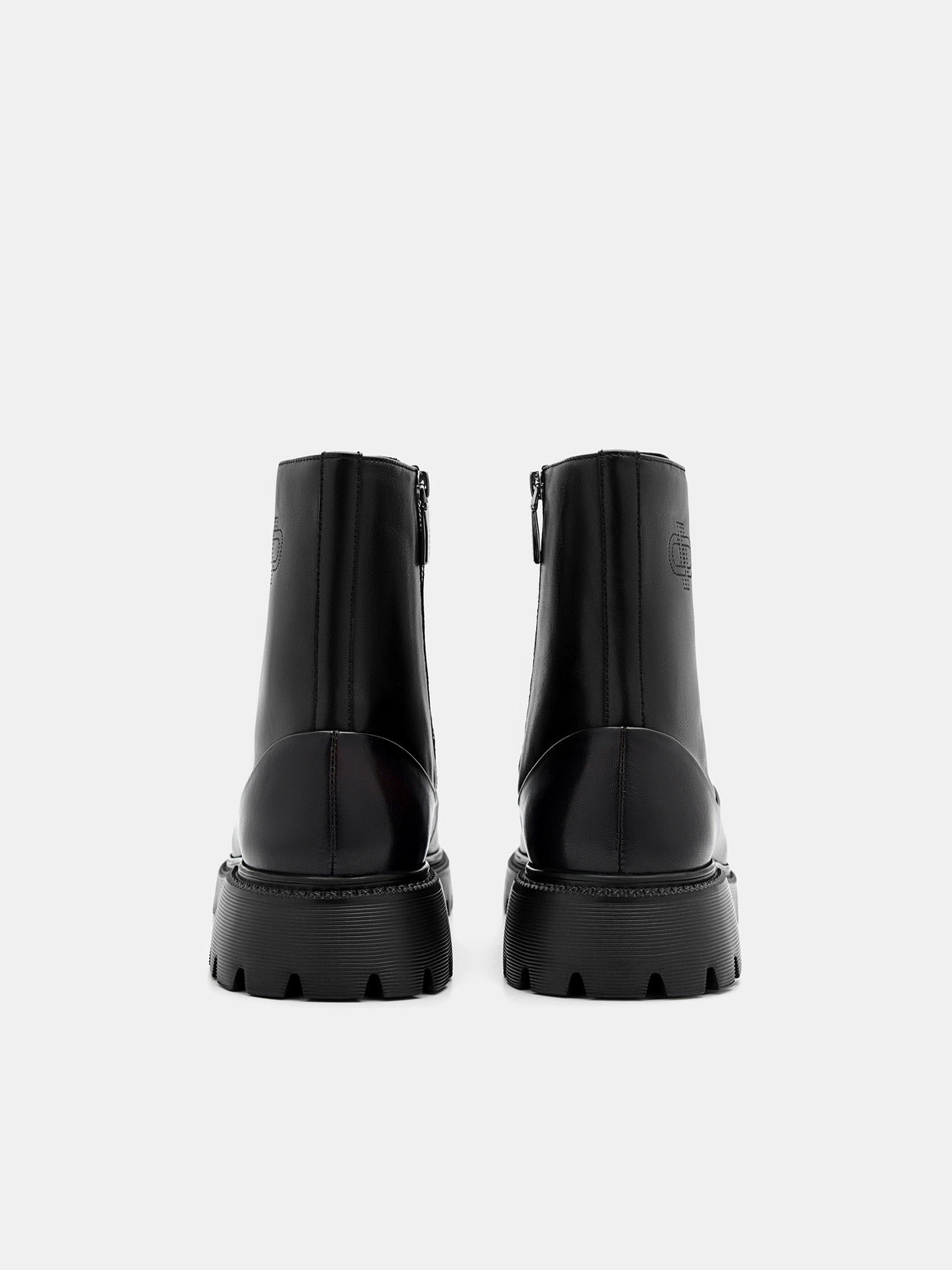 PEDRO Icon Leather Boots Cowboy Boots Leopard Print