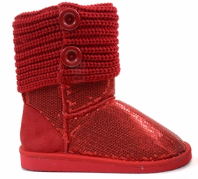 Sequin Crochet Slouchy Knit Sweater Button Flat Boot Red Adidas Basketball Shoes Ae1