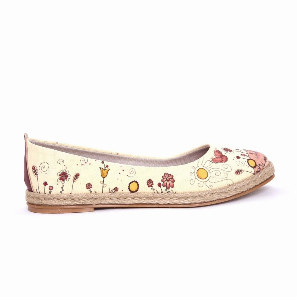 Cute Birds Ballerinas Shoes FBR1196 Street Mood