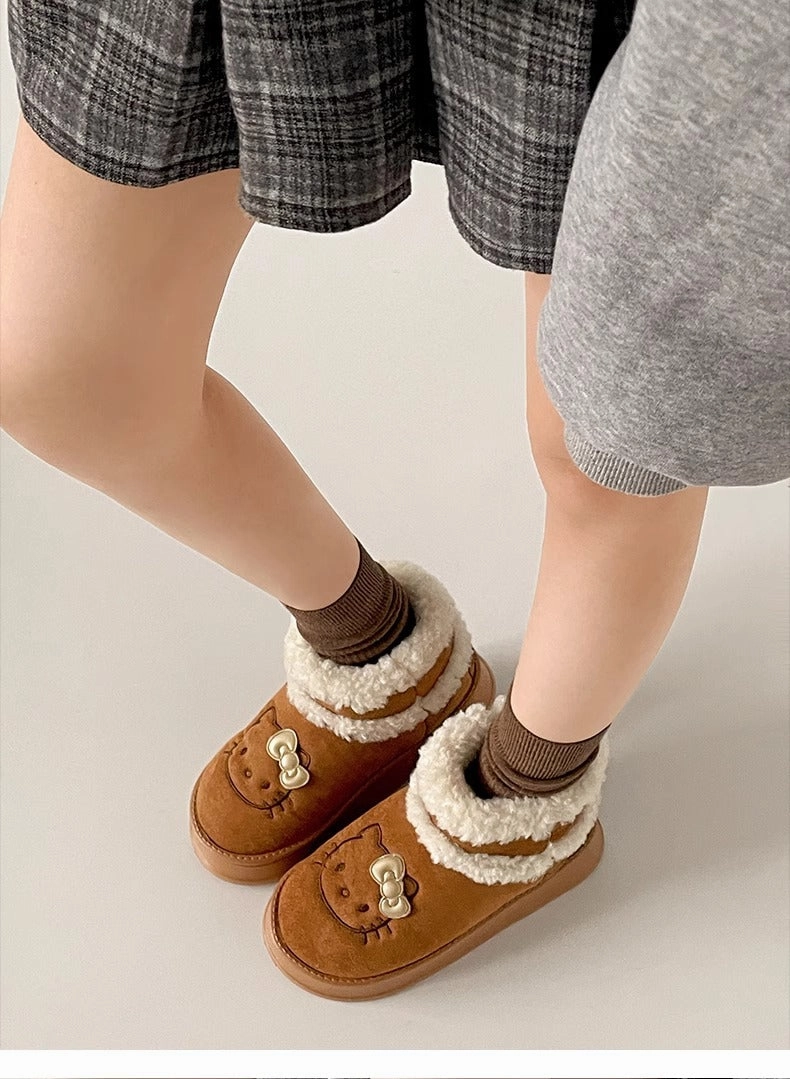 Adidas Shoes 420 Cute Cat Paw Plush Winter Boots