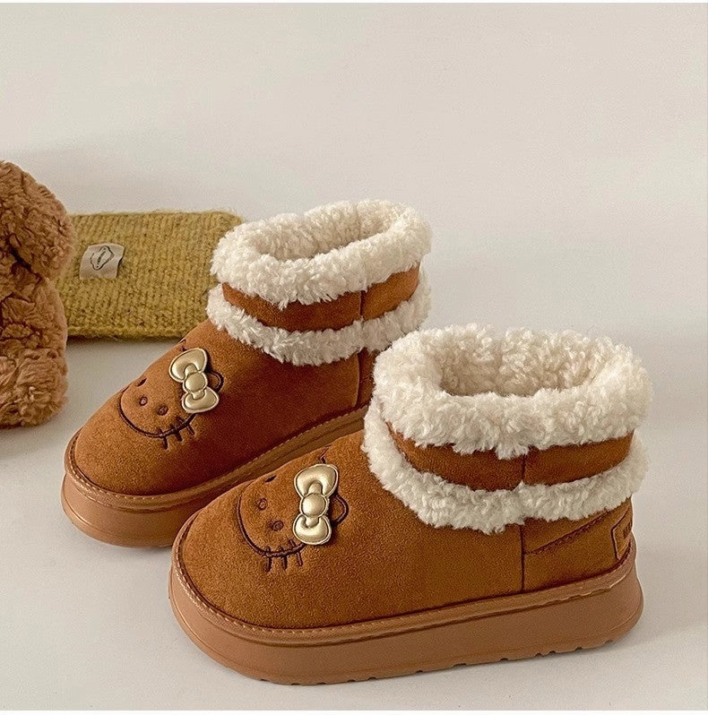 Adidas Shoe Names Cute Cat Paw Plush Winter Boots