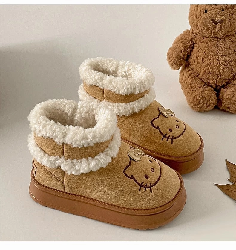 Cute Cat Paw Plush Winter Boots Adidas Zg23 Golf Shoes