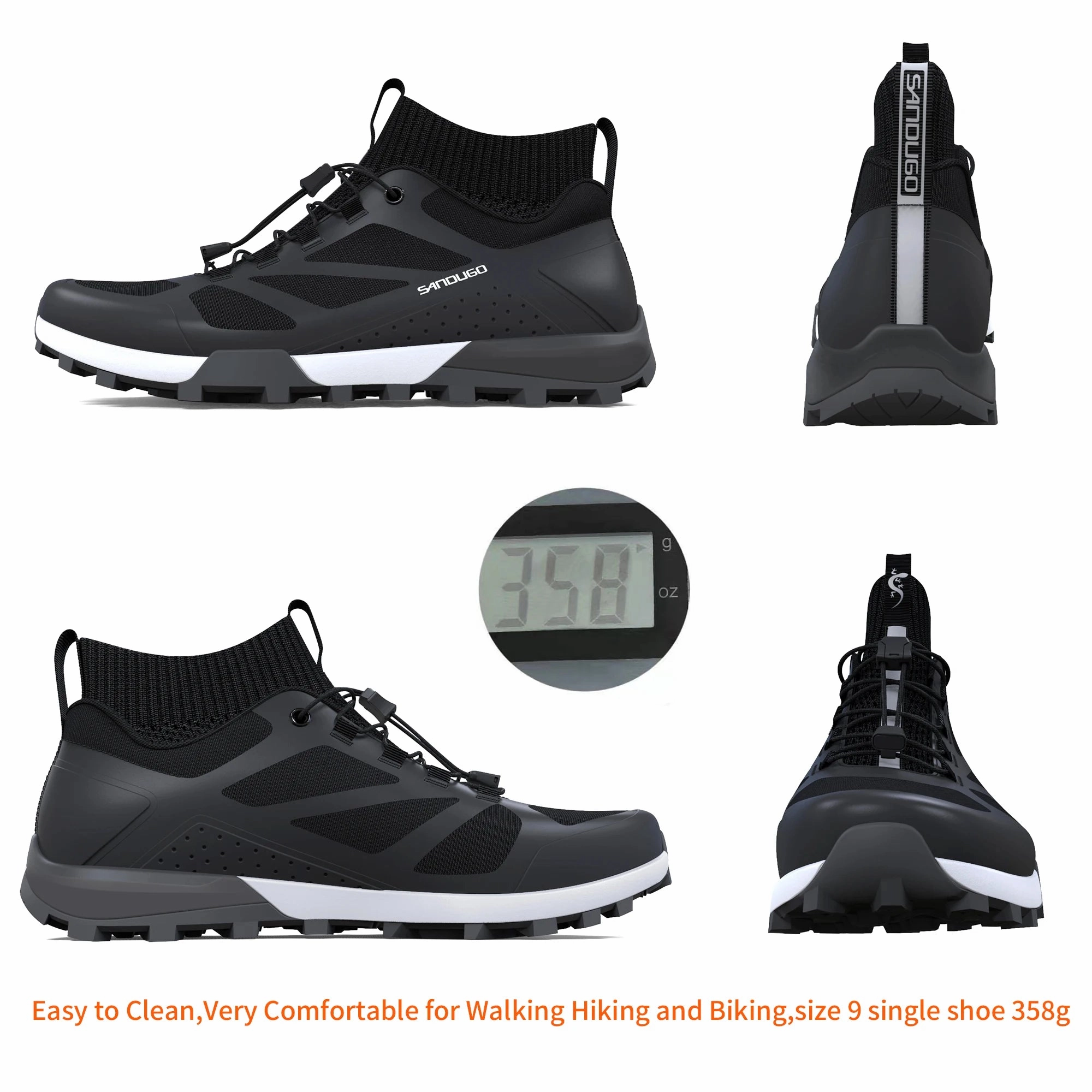 Asics Trail Shoes Cycling Shoes for Men Mountain Bike Mtb Cycle Shoes ,Suitable Mountain Biking Downhill Enduro Shoes Compatible with All 2 Bolt