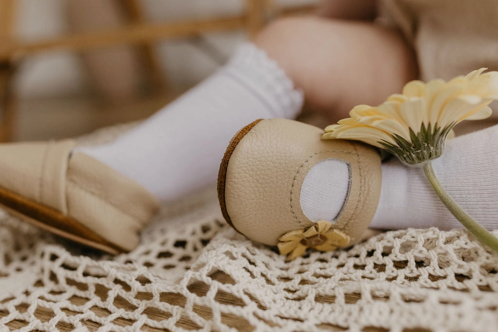 Naked Wearing Heels Daffodil Daisy Mary Janes Shoes Baby and Toddler