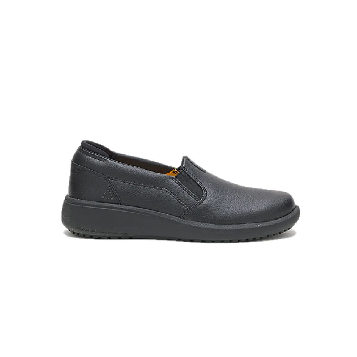 Cushioned Fit Holiday Style CATERPILLAR P51048-M PRORUSH SR  SLIP ON WP WMN'S (Medium) Black Leather Work Shoes
