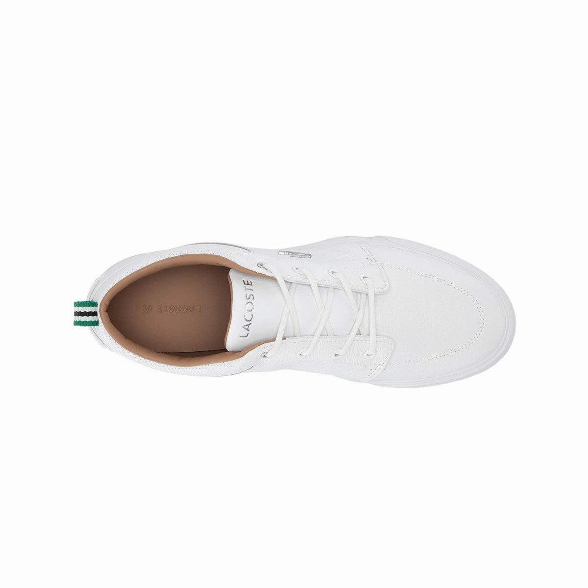 Silent Walk LACOSTE 7-37CMA007321G BAYLISS 119 1 MN'S (Medium) White/White Leather & Synthetic Lifestyle Shoes