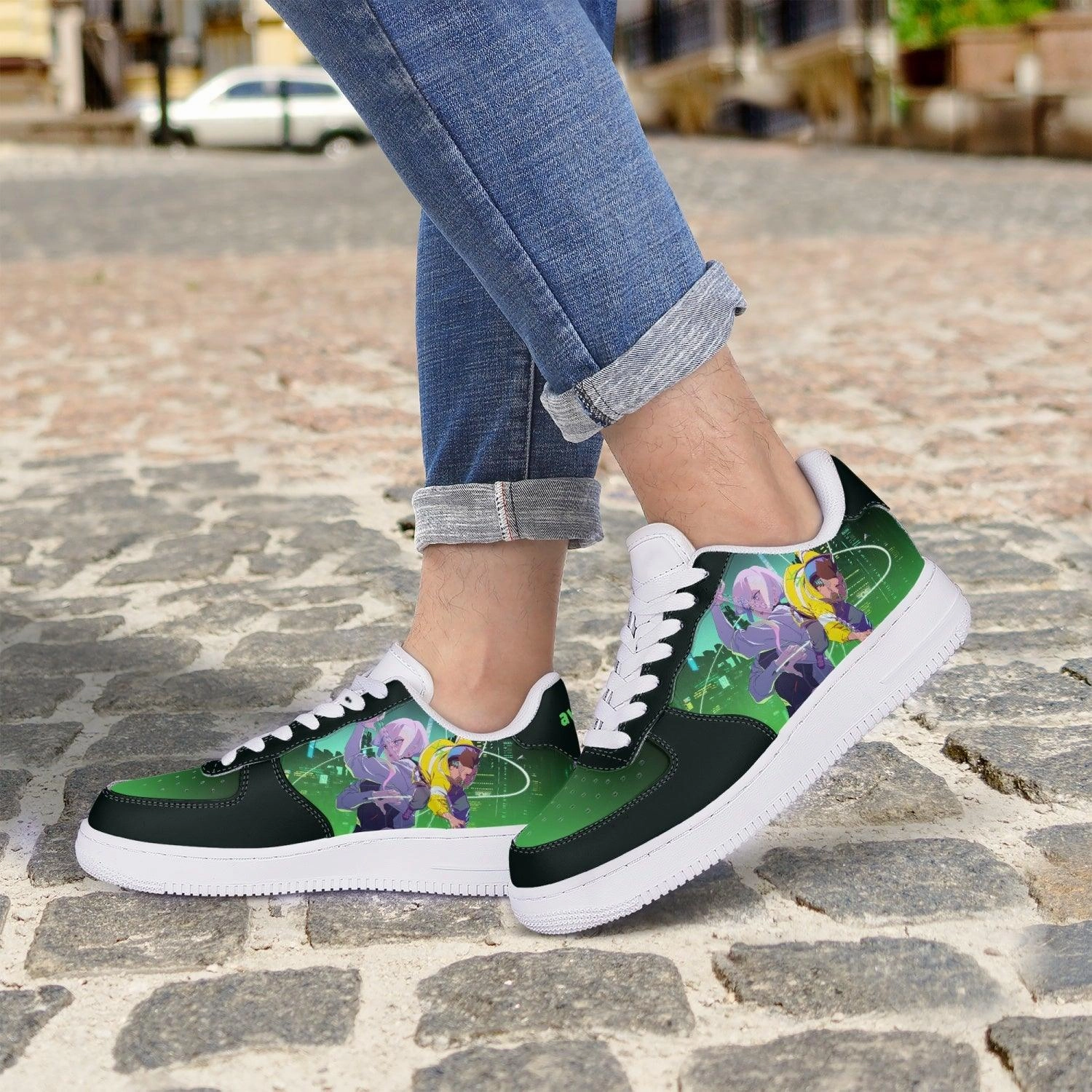 Asics Gel Excite 6 Performance Running Shoes Cyberpunk Edgerunners Lucy And David AF1 Anime Shoes