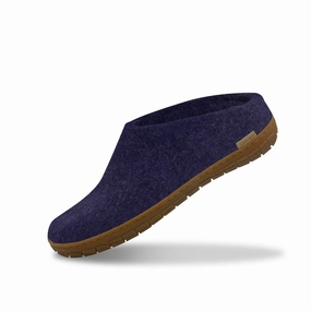 Slip-on with natural rubber sole - honey - Purple Instant Comfort