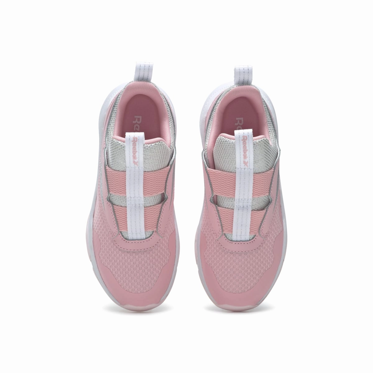 Comfortable Walk REEBOK GW1237 XT SPRINTER SLIP-ON YTH'S (Medium) Pink/Pink/Silver Textile/Leather Running Shoes