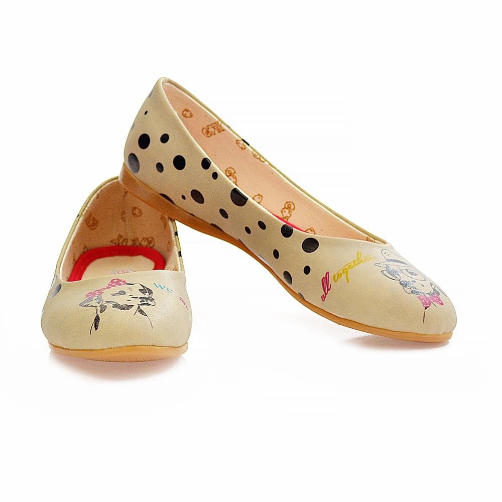 Energy Walk Neo Pop Dalmatian Frendly Ballerinas Shoes 2014