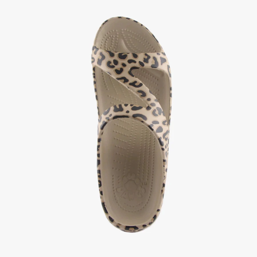 Dawgs Z Sandal Leopard Silver Glow