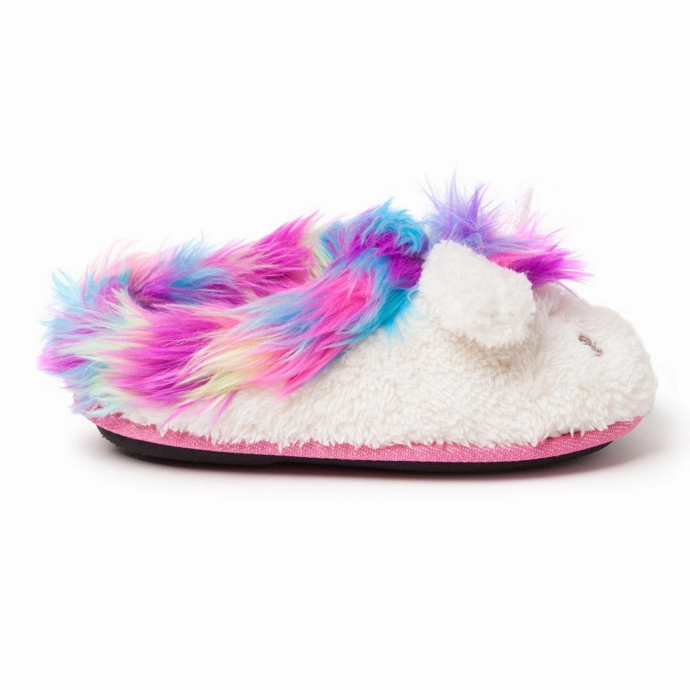 Socks And Slides Dearfoams Kids Petra Unicorn Novelty Girls Clog Slippers