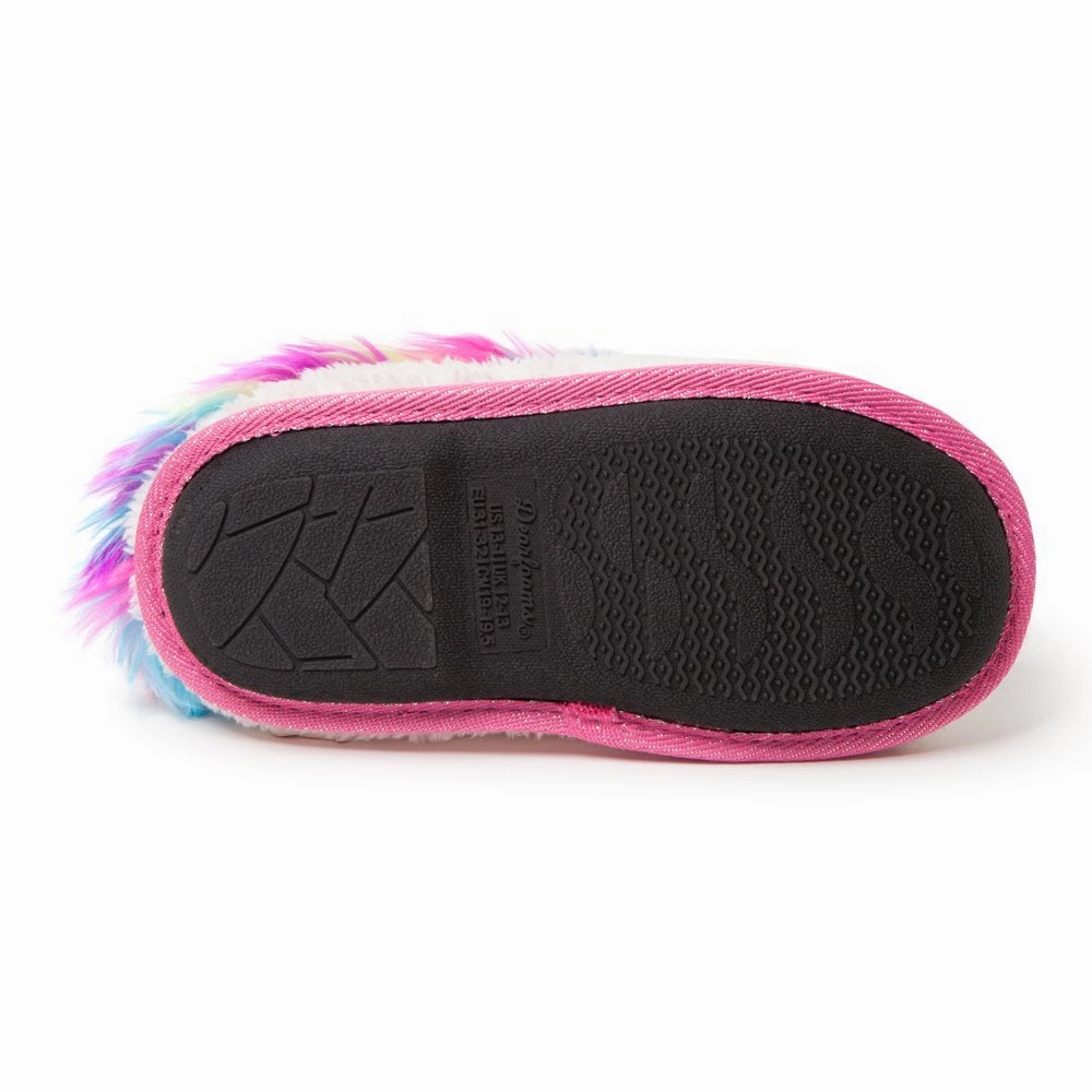 Dearfoams Kids Petra Unicorn Novelty Girls Clog Slippers Lanvin Slides Suicoke