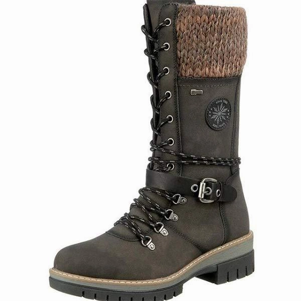 Running Shoes Adidas Women'S Chunky Heel Wool Stitching Martin Boots 32440754C