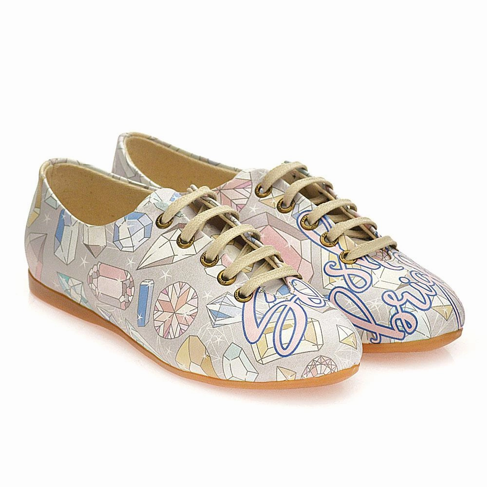 Diamonds Ballerinas Shoes SLV080 Ankle Support City Pace