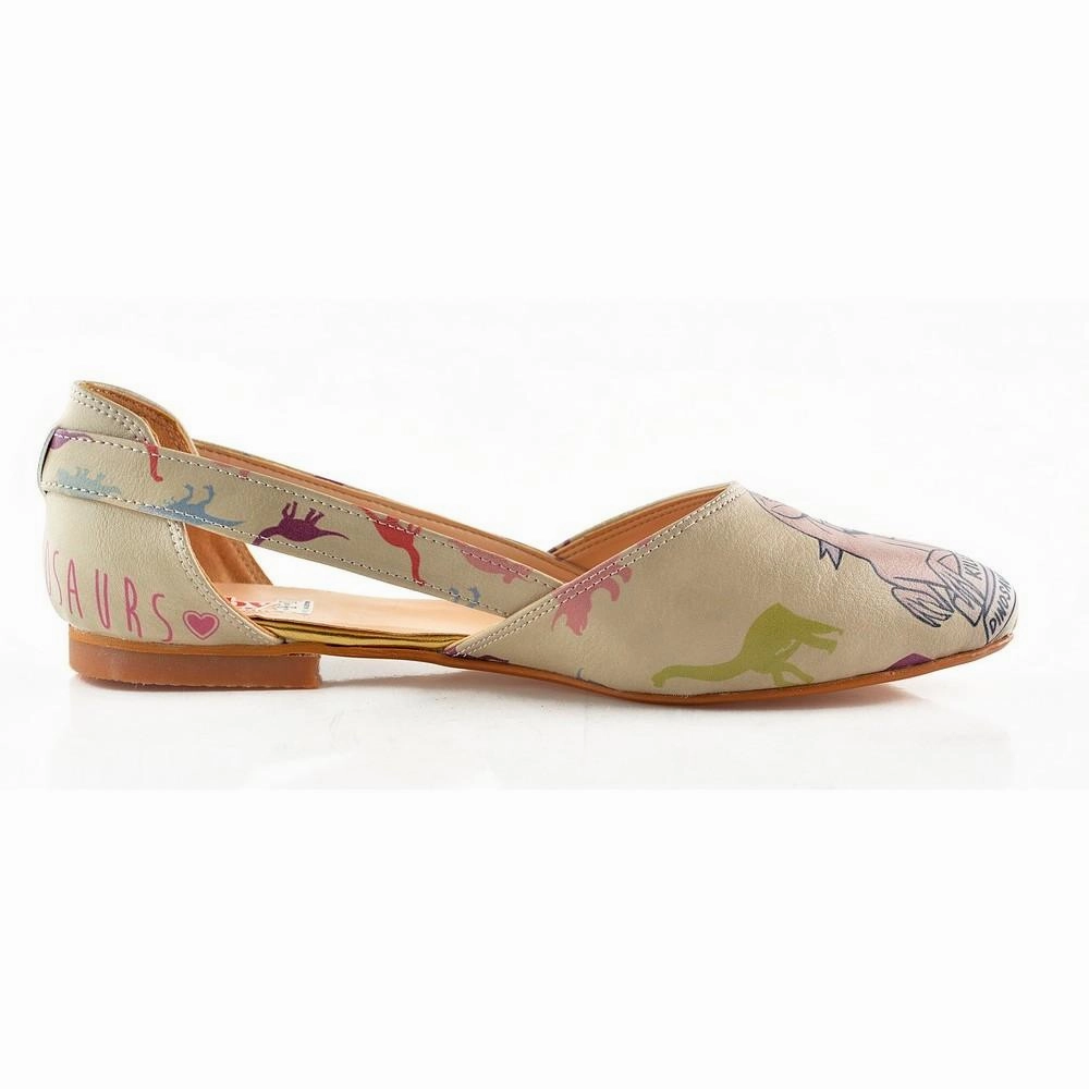 Celebrity Vibe Comfort Platform Dinasorus Ballerinas Shoes OMR7013