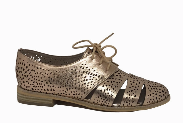 Street Fest Petal Hike Django & Juliette Abra Leather ~ Navy ~ White ~ Rose Gold