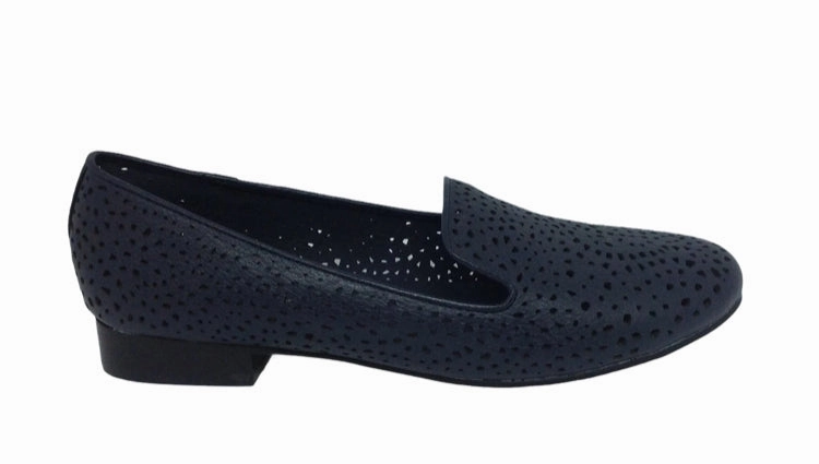 Block Hike Django & Juliette Allout Leather ~ Navy ~ Black