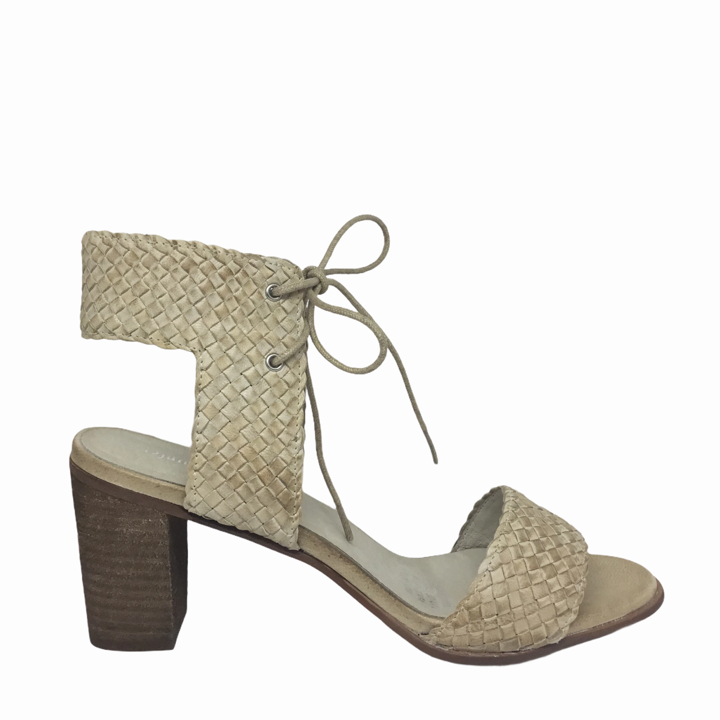 Django & Juliette Dione Leather Heel ~ Tan ~ Latte On Point