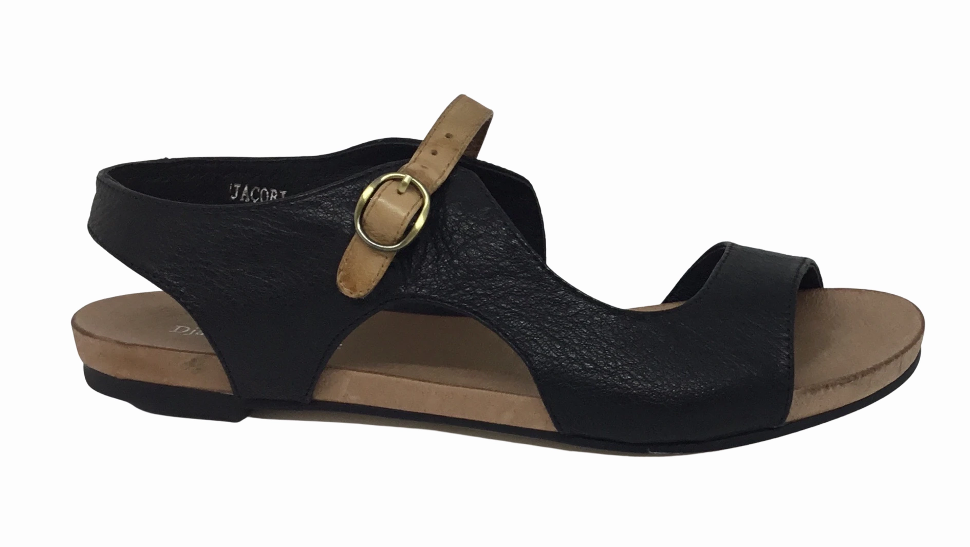 Stylish Sandals Django & Juliette Jacobi Black Leather