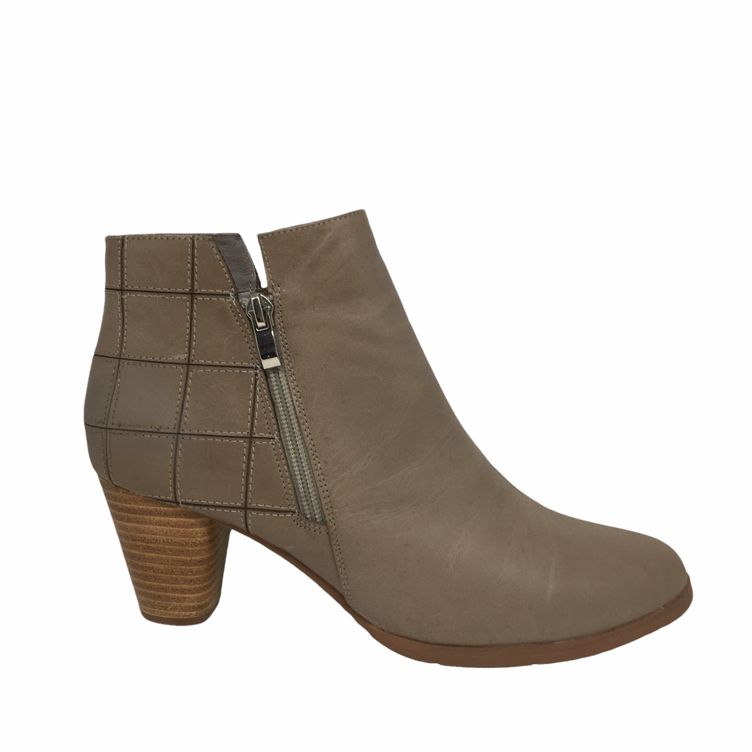 Steel Guard Django & Juliette Kings Light Grey Leather boot