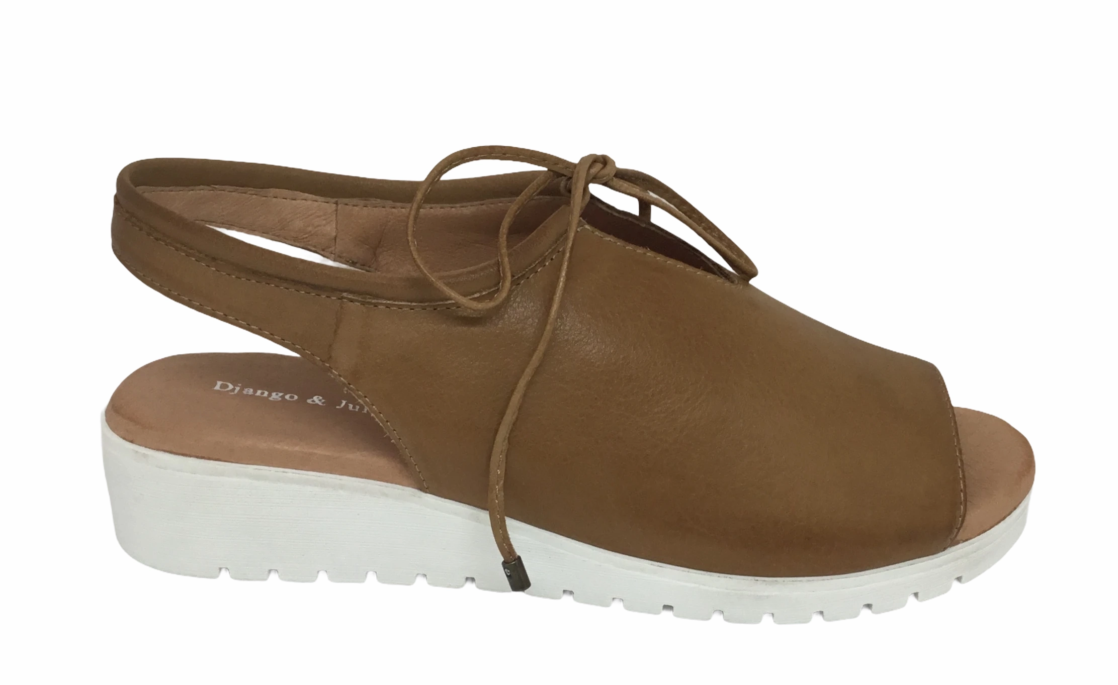 Django & Juliette Monique Leather ~ Tan ~ Black ~ Nude Holiday Comfort Track Hike