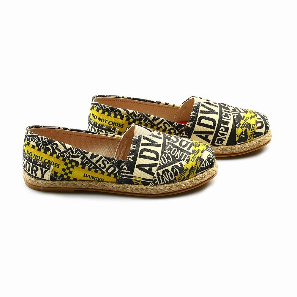 Do not Cross Ballerinas Shoes TMH2203 Festival Vibe