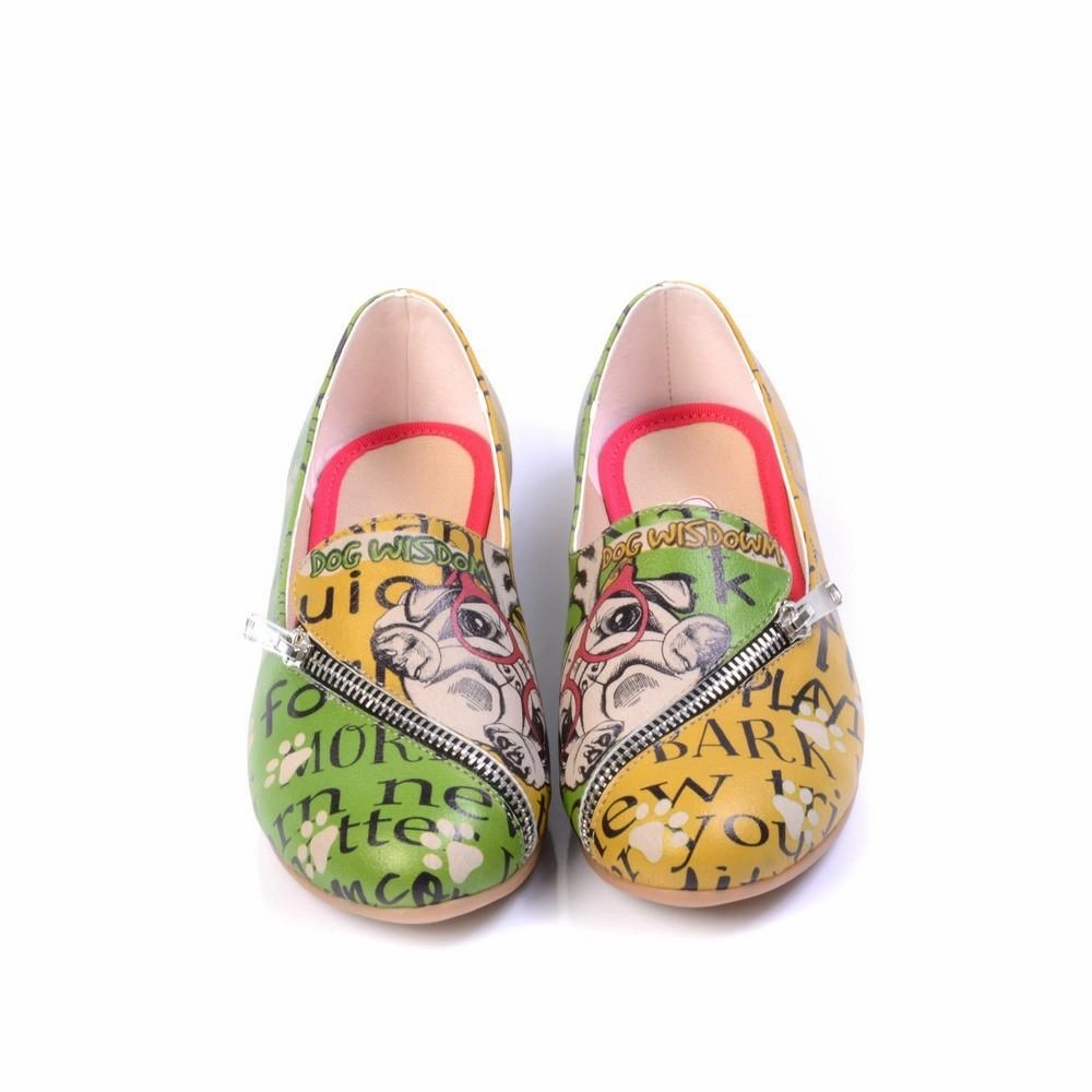 Canvas Dog Wishdown Ballerinas Shoes YAB301