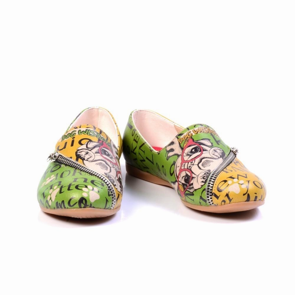 Street Run lightweight fabric Dog Wishdown Ballerinas Shoes YAB301