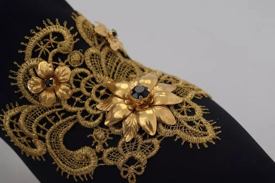 Adidas Training Shoes Sale Dolce & Gabbana Black Gold Embroidery Slip On Boots Shoes