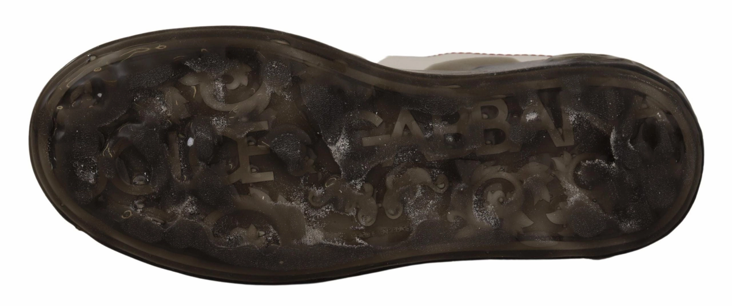 Dolce & Gabbana Elegant White Leather Sneakers Leather Slip On Sneakers