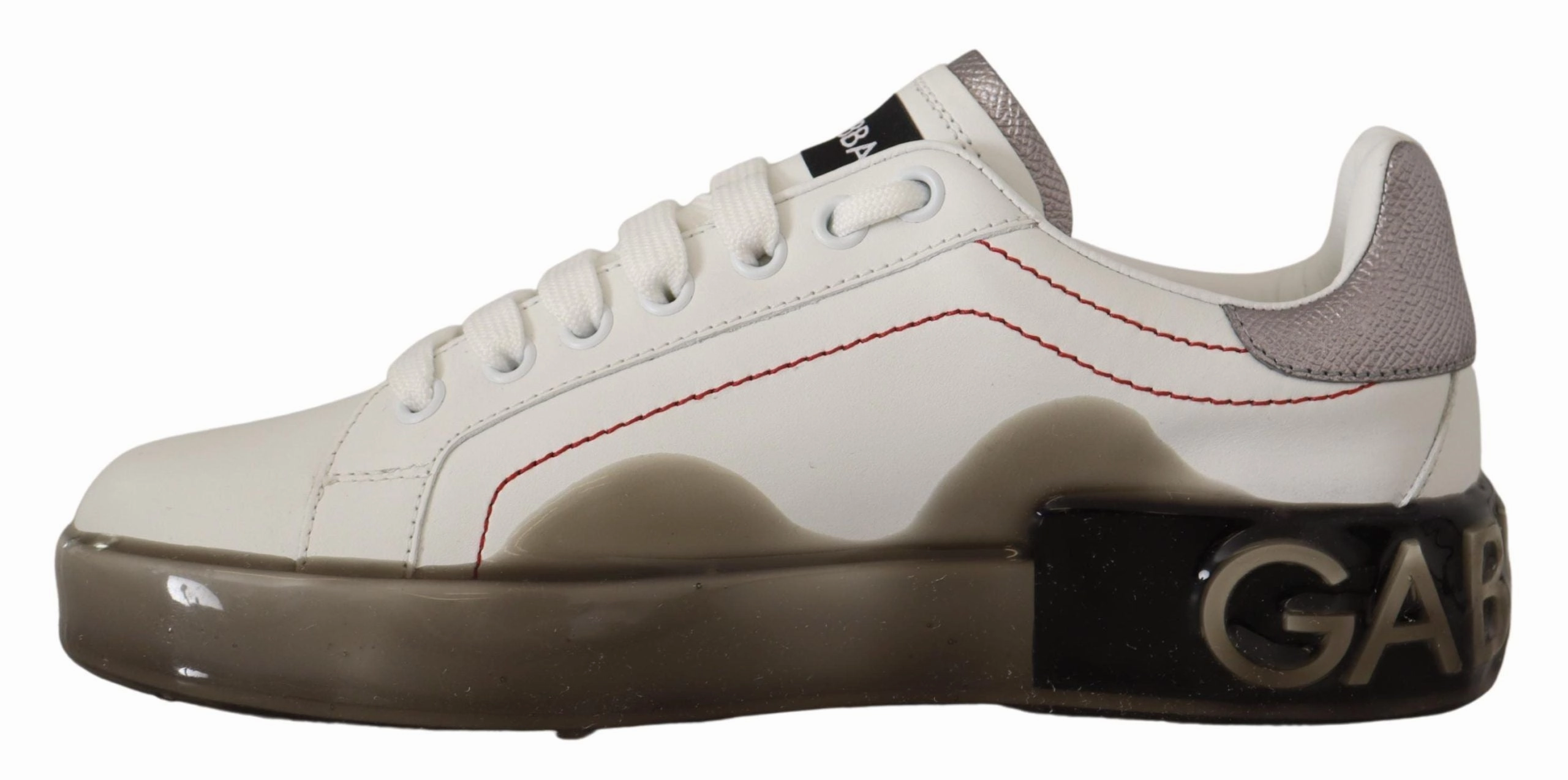 Dolce & Gabbana Elegant White Leather Sneakers Rocketdog Sneakers