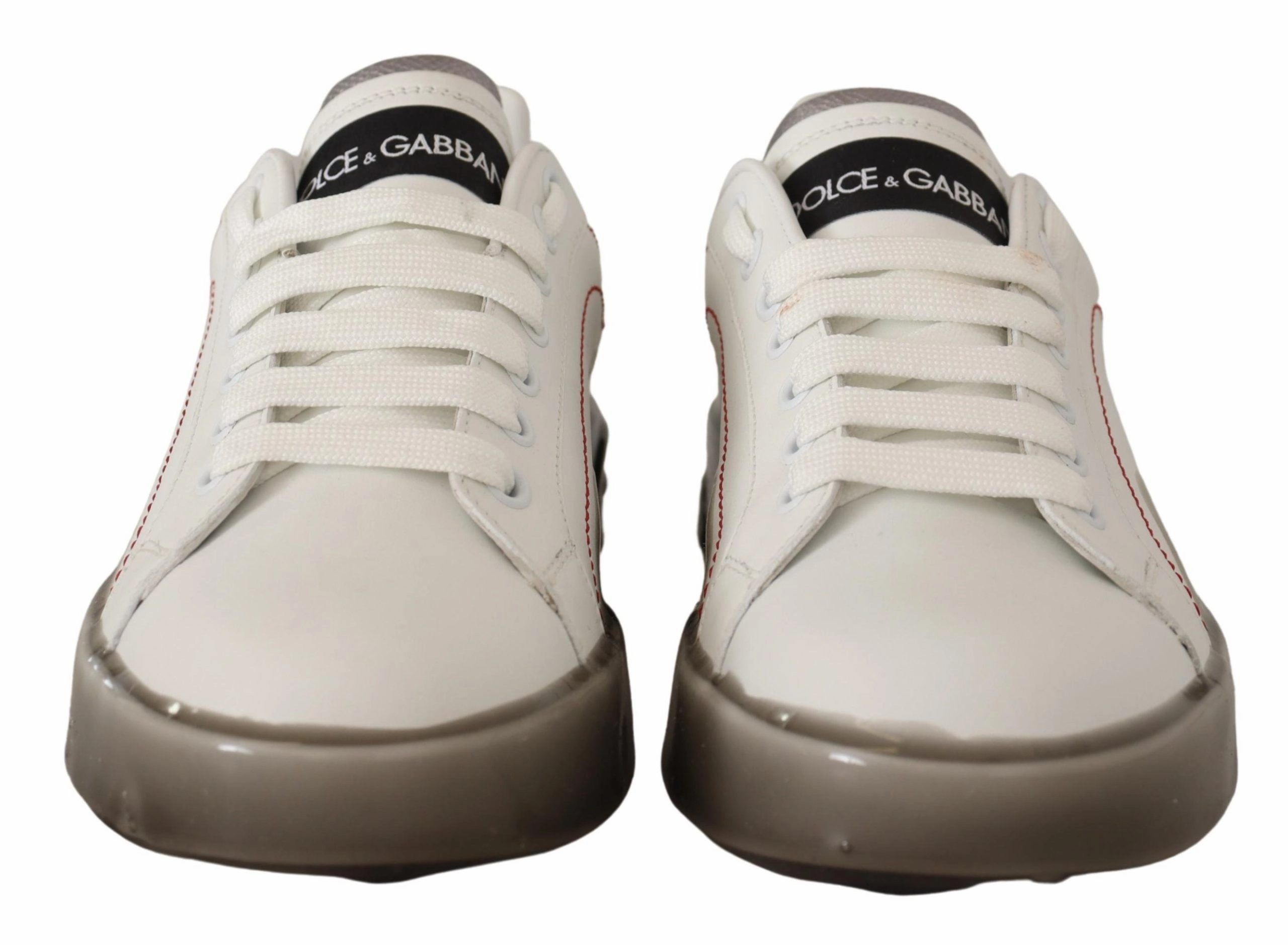 Sorel Sneakers Kinetic Dolce & Gabbana Elegant White Leather Sneakers