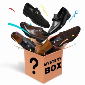 This item only ships to the United States - CMR CHAMARIPA Mystery Box Elevator Shoes | Leather Dress Shoes | Sneakers | Boots SIZE US6.5 To US12 - 1 Pairs Random Delivery Derrick Rose Shoes Adidas
