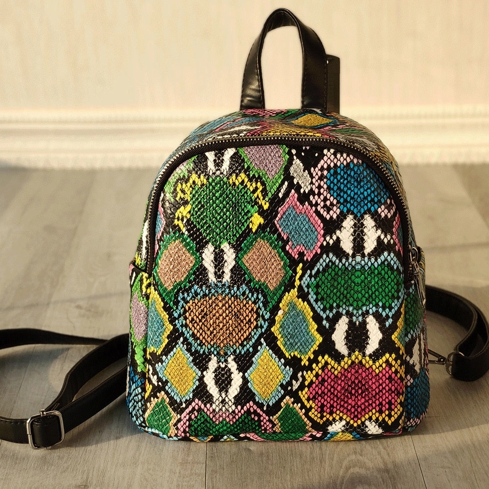 Clarks Chunky Loafers Amozae-- INS HOT Colorful Snake Printed Loafers Female Sneakers Fashion 2024 Comfortable Women Shoes Footwear Flats