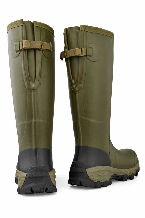 Gateway1 | Woodstalker 18" Rubber Boots | Olive Plantar Fasciitis Work Boots