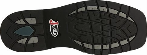 Justin Men's 11" Waterproof Trekker RealTree Camo Pull-On Square Toe Work Boots Bunker Slip Resistant Athletic Work Boots