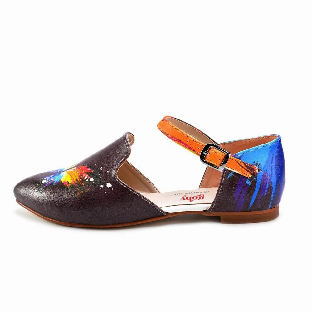 Ballerinas Shoes GRYB108 Wool Warm