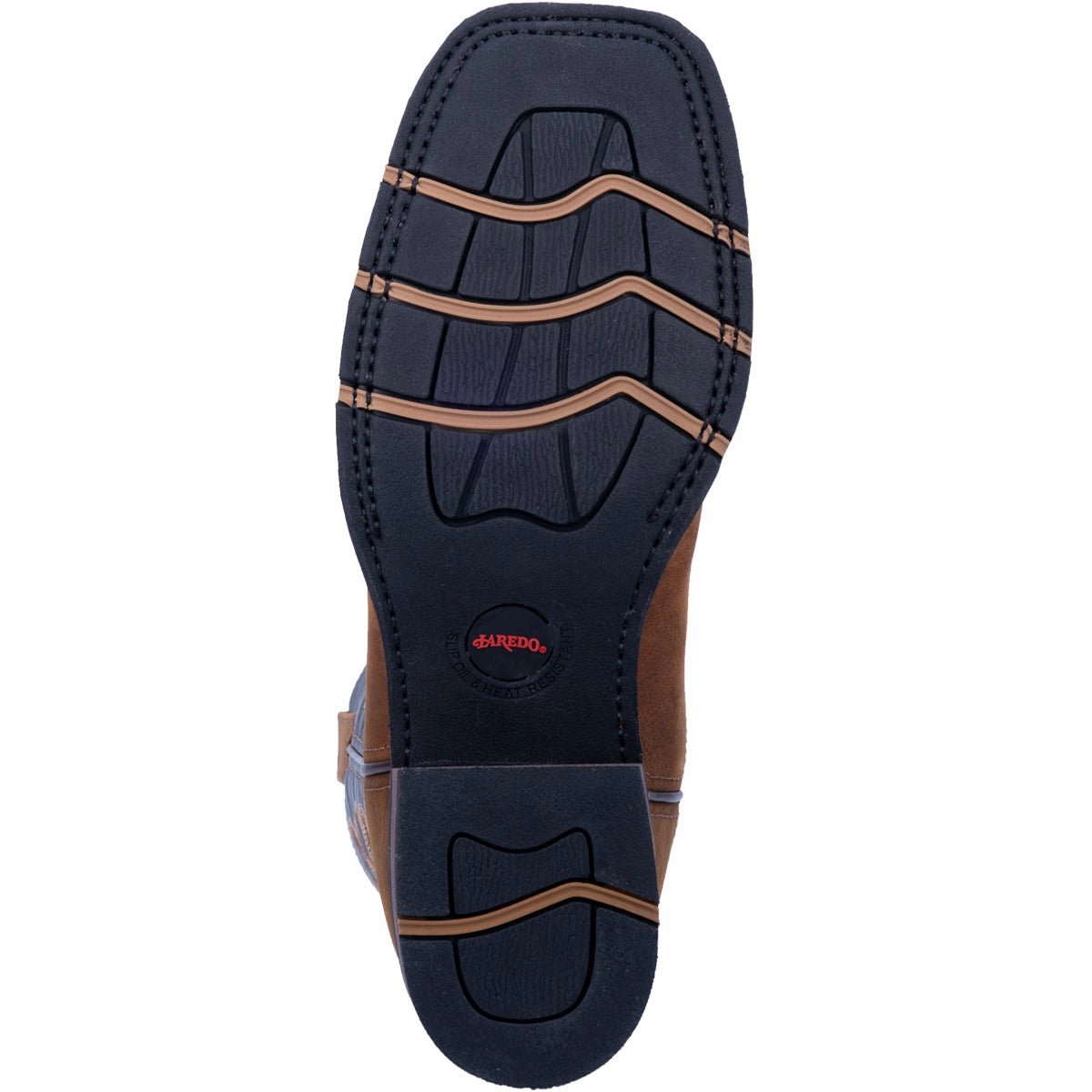 Laredo Men's 11" Rockwell Distressed Brown & Black Square Toe Work Boot Expensive Work Boots